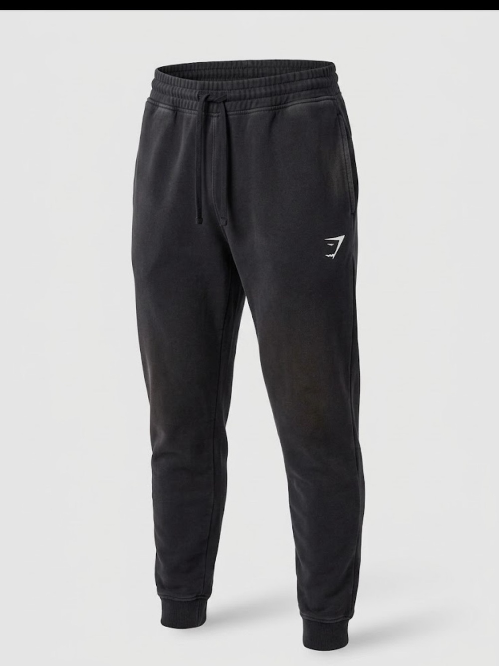Gymshark Men's Black Fleece Joggers / Sweatpants - Size L
